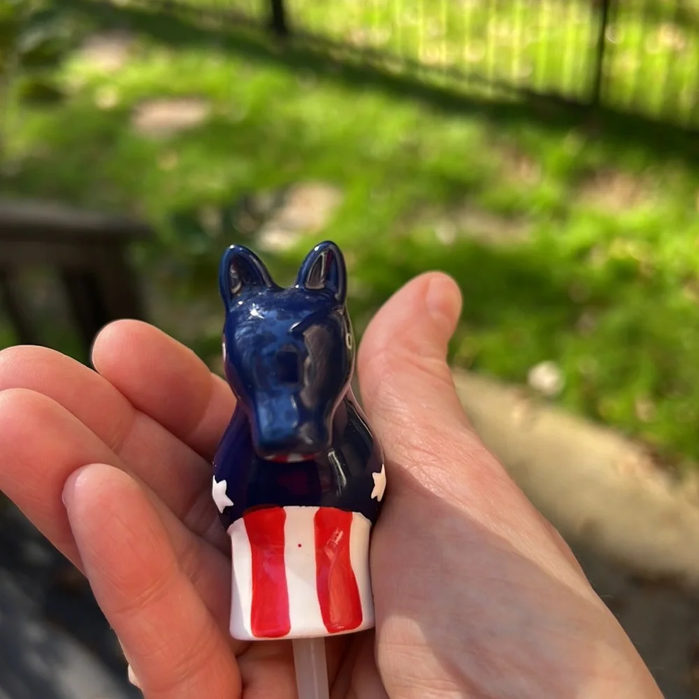 Nora Fleming political democratic DONKEY RETIRED / RARE 🇺🇸 - Picture 7 of 10